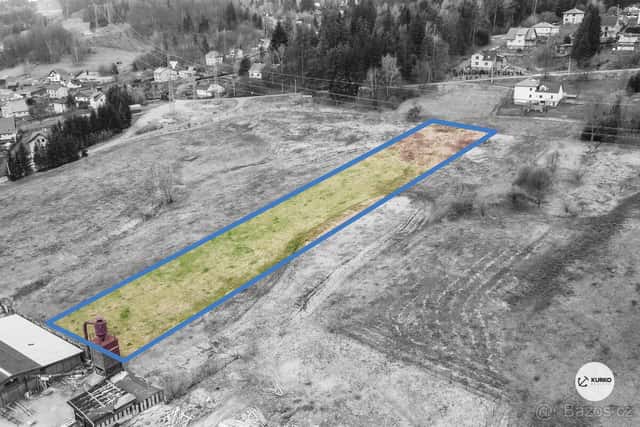 Pozemek o výměře 3291 m2 v obci Mosty u Jablunkova, okres Frýdek-Místek