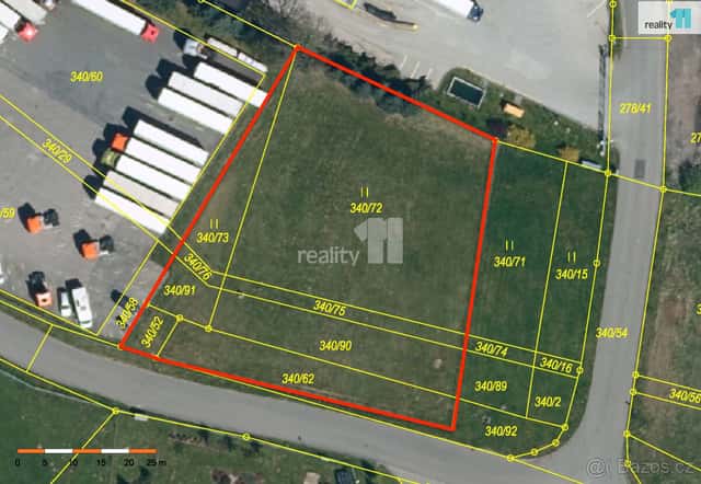 Prodej pozemku o ploše 2 833 m² určený k budoucí výstavbě v, okres Pelhřimov