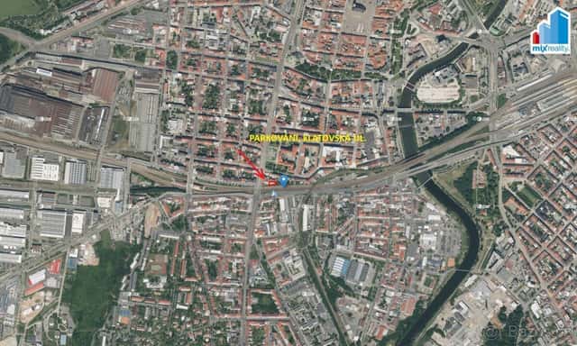 Pronájem parkovacího stání v širším centru města Plzně, okres Plzeň-město