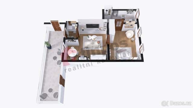Prodej apartmánového bytu 2kk v Robči, oblast Kokořínsko-Pod, okres Litoměřice