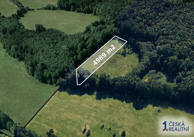 Pole 4 989 m², okres Semily