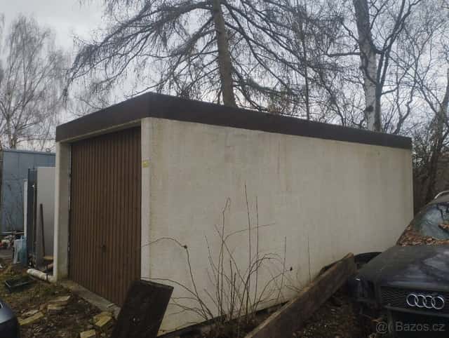 Mobilní betonová garáž, okres Česká Lípa