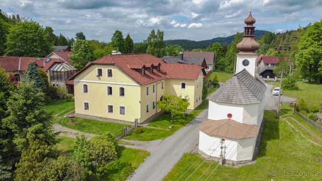 Šumavský rodinný penzion na Červené u Kašperských Hor, okres Klatovy