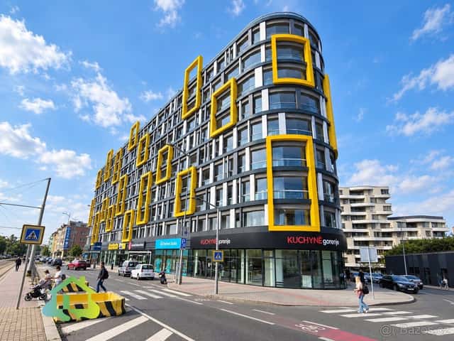 Harfa Design Residence: novostavba 1+kk, 40 m² + terasa 27 m, Praha 9