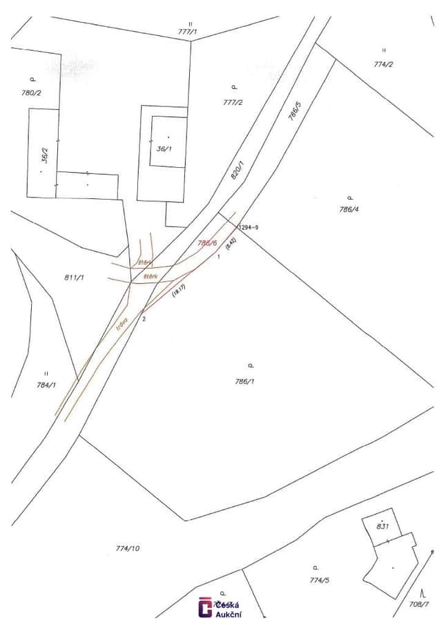 Prodej stavebního pozemku 2 283 m², Kamenice - Těptín, okres Praha-východ