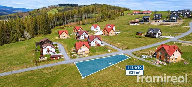 Prodej stavebního pozemku 521 m², Václavov u Bruntálu - Horn, okres Bruntál