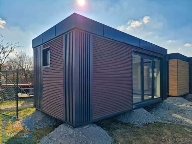 Modulový prefabrikovaný zateplený víceúčelový domek, okres Praha-západ