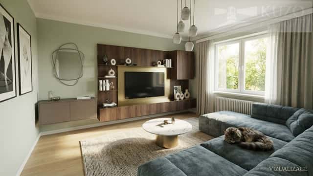 Prodej bytu 2+1, 58,4 m (Matterport: 65 m), 1. patro nám. 17. listopadu, Příbram, Politických vězňů, Příbram – Příbram VII