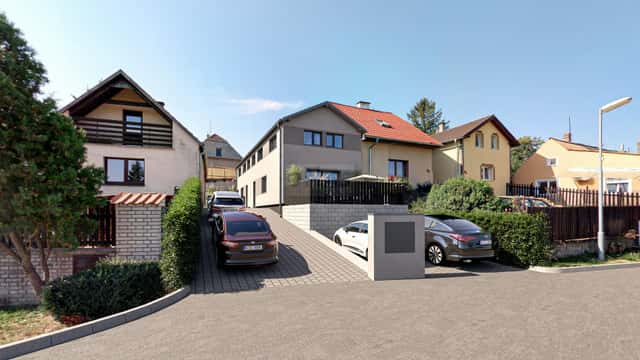 Nový mezonetový byt 4+kk, 86 m2 + Terasa 18 m2 + 2x stání + zahradní domek, Rynholec, Strašecká, Rynholec, okres Rakovník