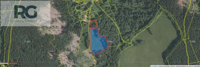 Prodej pozemků 14037 m2, Lídlovy Dvory, Kašperské Hory, Kašperské Hory – Lídlovy Dvory, okres Klatovy