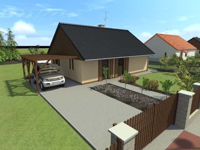 RD Variant 4+kk, 93 m2, na klíč vč.zákl.desky, Ostružinová, Ostrava – Plesná, okres Ostrava-město