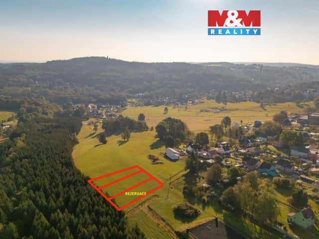 Prodej pozemku k bydlení, 1000 m, Krásná, Aš, Krásná
