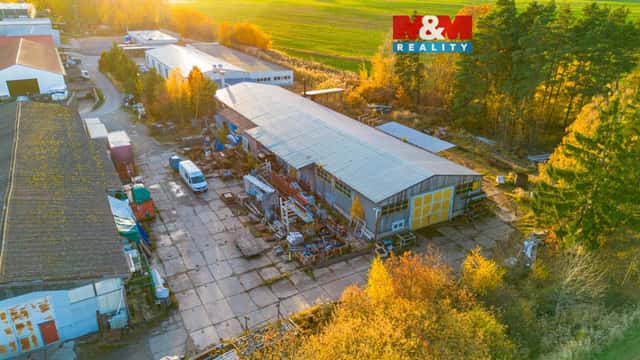 Prodej výrobního objektu 1063 m, pozemek 4314 m, Lišov, Lišov, okres České Budějovice