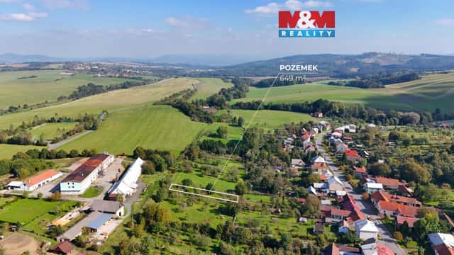Prodej pozemku k bydlení, 649 m, Loučka, Loučka, okres Vsetín