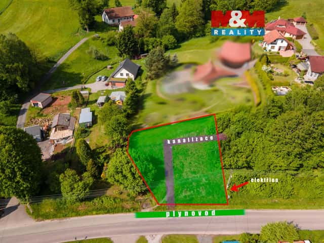 Prodej pozemku k bydlení, 601 m, Hnátnice, Hnátnice, okres Ústí nad Orlicí