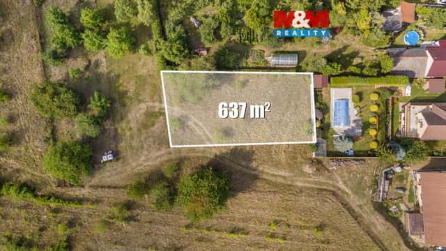 Prodej pozemku k bydlení, 637 m, Chrást, Chrást, okres Plzeň-město