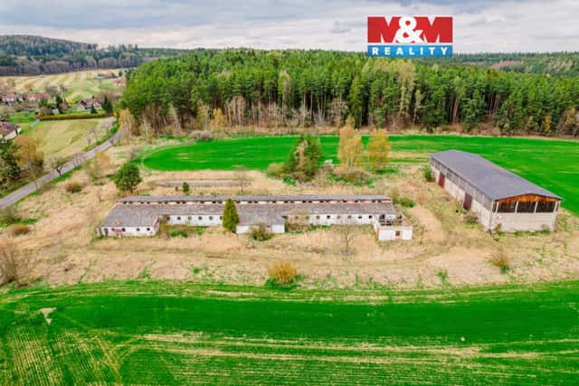 Prodej zemědělského objektu, 9558 m, Všemyslice, Všemyslice – Všeteč, okres České Budějovice