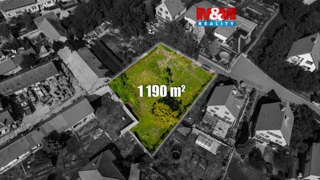 Prodej pozemku k bydlení, 1190 m, Všetaty, Všetaty, okres Mělník