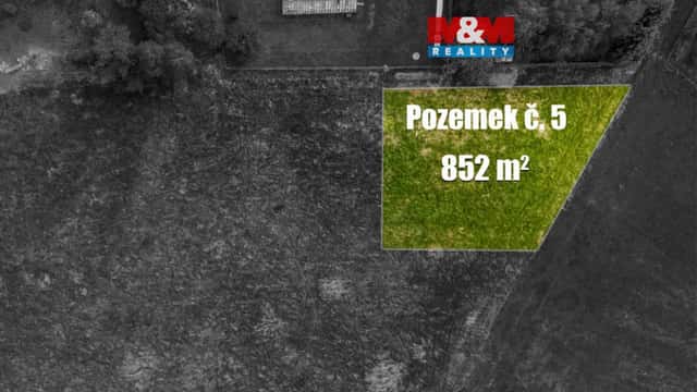 Prodej pozemku k bydlení, 852 m, Nový Oldřichov, Nový Oldřichov, okres Česká Lípa