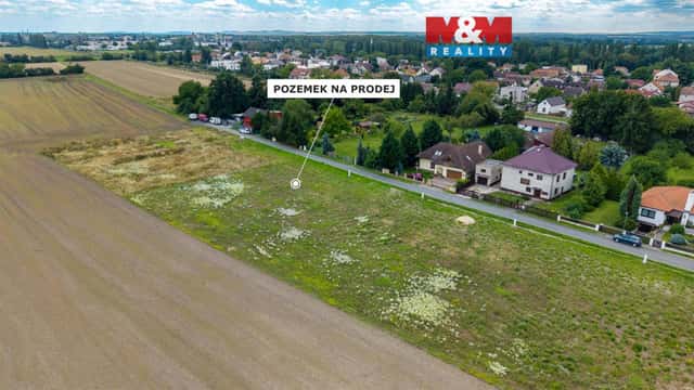 Prodej pozemku k bydlení, 1034 m, Poděbrady, Poděbrady – Velké Zboží, okres Nymburk