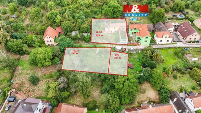 Prodej pozemku k bydlení 227 m, Krušovice, okres Rakovník, Na Stráni, Krušovice, okres Rakovník