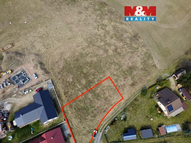 Prodej pozemku k bydlení, 951 m, Mokrovraty, Mokrovraty, okres Příbram