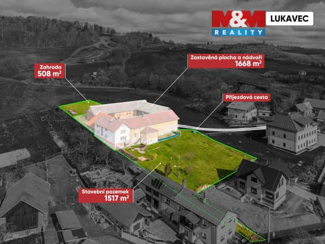 Prodej zemědělské usedlosti, 600 m, Fulnek, Fulnek – Lukavec, okres Nový Jičín