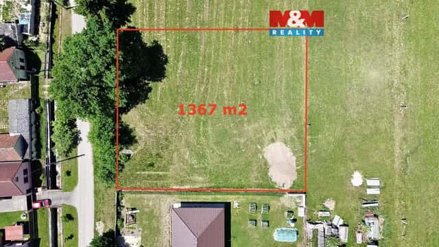 Prodej pozemku k bydlení, 1367 m2, Sviny, okr. Tábor, Sviny, okres Tábor