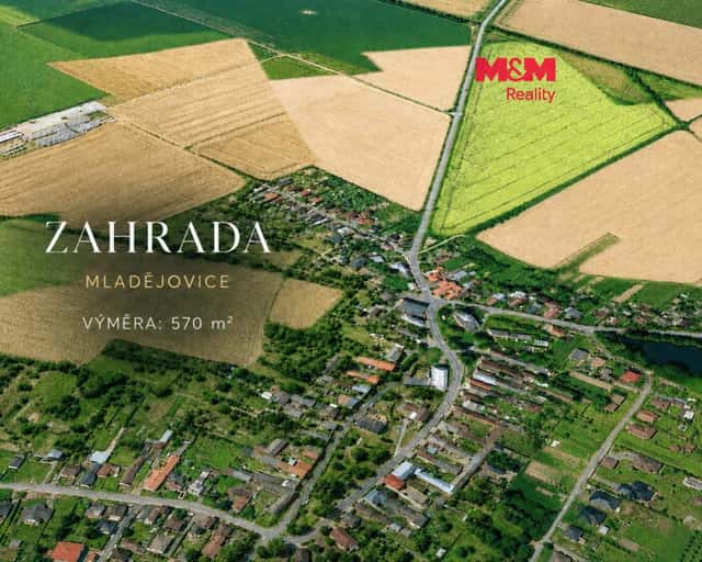 Prodej zahrady, 570 m, Mladějovice, Mladějovice, okres Olomouc