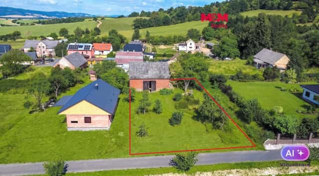 Prodej pozemku k bydlení, 1428 m, Plinkout, Dlouhá Loučka, Dlouhá Loučka – Plinkout, okres Olomouc