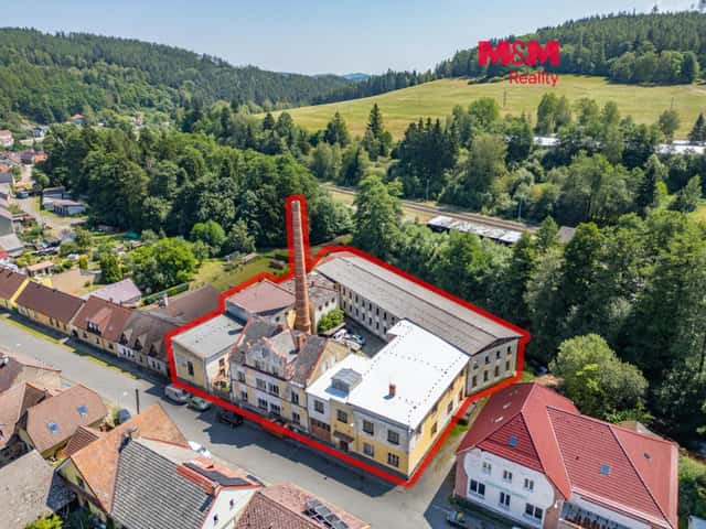 Prodej výrobního objektu, 2640 m, Kolinec, Kolinec, okres Klatovy
