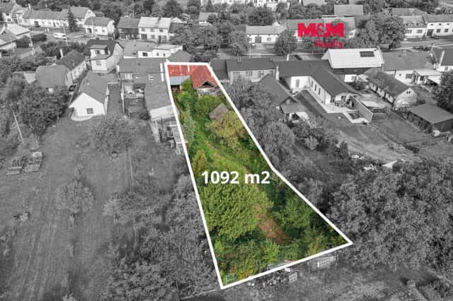 Prodej pozemku k bydlení, 1092 m, Prusinovice, ul. Hlavní, Prusinovice, okres Kroměříž