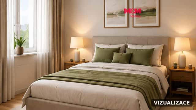 Prodej bytu 2+kk, 52 m, Bezdědice, předzahrádka 85 m2, Hostomice – Bezdědice, okres Beroun