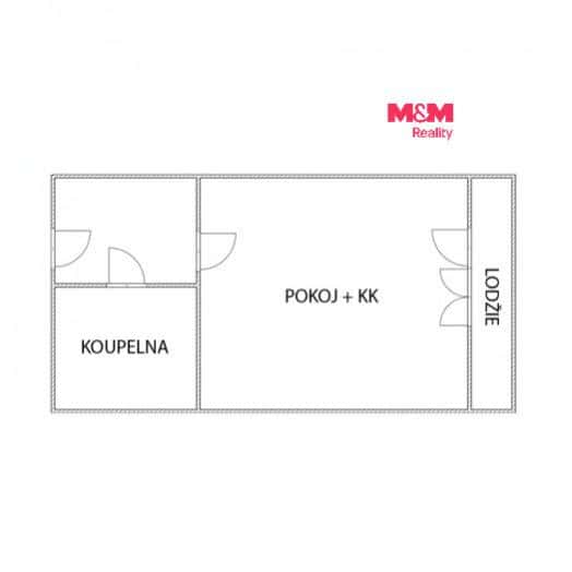 Prodej bytu 1+kk, 21 m, Litvínov, ul. Mostecká, Mostecká, Litvínov – Chudonice, okres Most