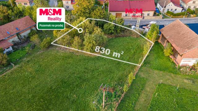 Prodej pozemku k bydlení, 830 m, Dobříkov, Praha 10 – Rzy