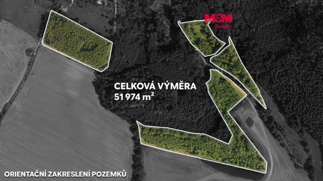 Prodej souboru pozemků, 51974 m, Blíževedly, Blíževedly, okres Česká Lípa