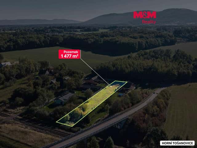 Prodej pozemku k bydlení, 1477 m, Horní Tošanovice, Horní Tošanovice, okres Frýdek-Místek