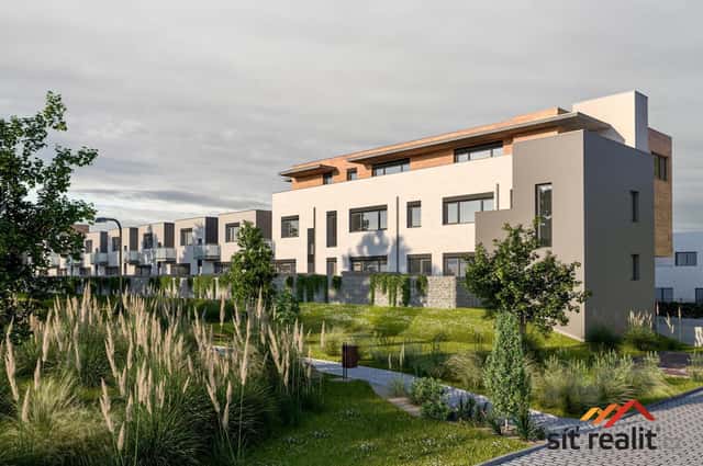 Prodej novostavby bytu 3+kk s předzahrádkou, 131 m2, Praha 9 - Jahodnice, výhled do parku, Praha 9 – Hostavice