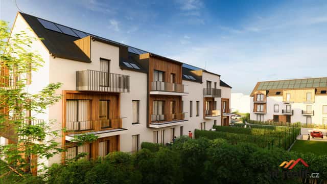 Novostavba bytu 3+kk, 82,2 m2 + balkon 2,6 m2, výtah, podlahové vytápění, uzavřený areál, Hořice, okres Jičín