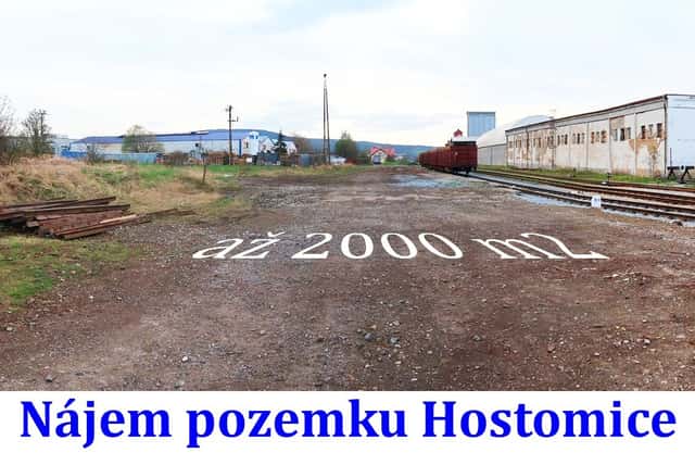 Nájem plochy 250 až 2000 m2, Hostomice (Beroun), Hostomice, okres Beroun