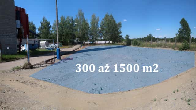Nájem 150 až 2.000 m2 zpevněného pozemku, parkování, sklady, Kontejnery a pod. - BENEŠOV, Benešov