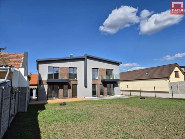 Prodej rodinného domu 4+kk (A2), 111 m, zahrada 350 m novostavba, Rozkoš u Průhonic, Průhonice – Hole u Průhonic, okres Praha-západ
