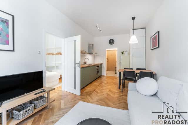 Prodej nadstandardního 2kk v centru Prahy, Jičínská, Praha 3 – Vinohrady