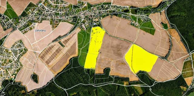 Prodej zemědělských pozemků Zahořany, okres Praha-západ - 191.718 m2, Zahořany, okres Praha-západ