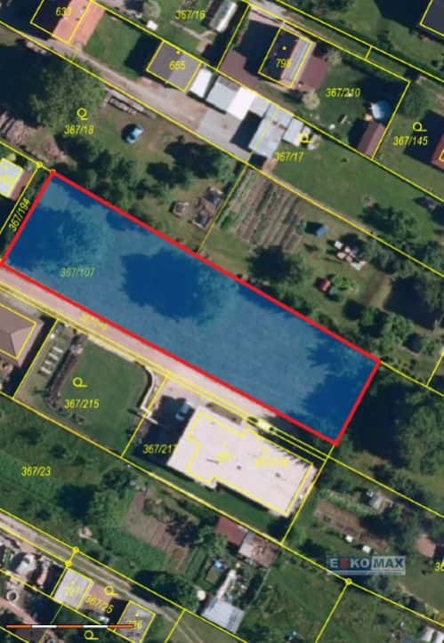 Prodej stavebního pozemku 1422 m2, Čebín, Čebín, okres Brno-venkov