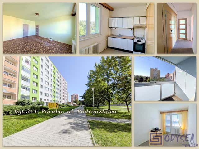 Byt 3+1 s lodžií, Poruba, ul. Podroužkova, Podroužkova, Ostrava – Poruba, okres Ostrava-město