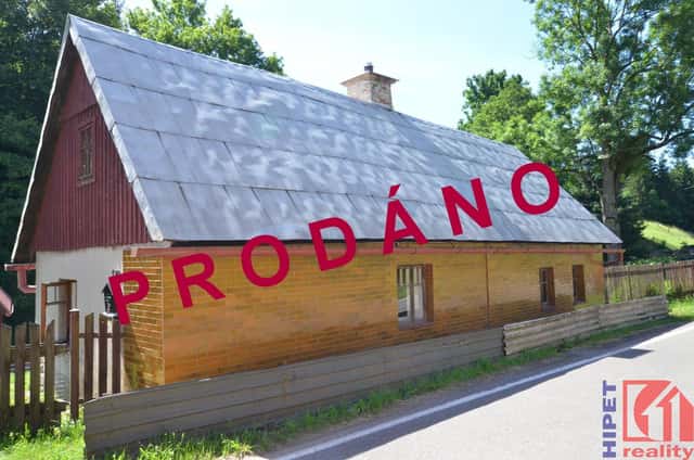 Prodej rodinného domu / chalupy 4+1 v Bystrém u Stárkova, Stárkov – Bystré, okres Náchod