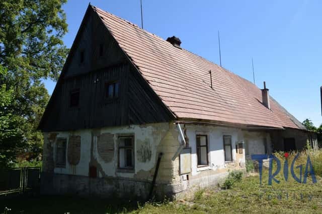 Vlčkovice v Podkrkonoší - Starší zděný dům k rekonstrukci na slunném místě, Vlčkovice v Podkrkonoší – Horní Vlčkovice, okres Trutnov