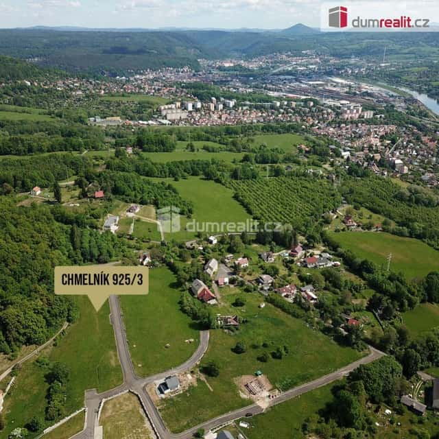 prodej pozemku určeného na stavbu, ul. Lomená, Děčín XXV - Chmelnice, Lomená, Děčín – Děčín XXV-Chmelnice
