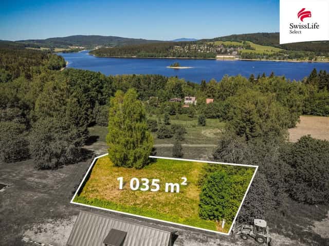 Prodej stavebního pozemku 1035 m2, Lipno nad Vltavou, Lipno nad Vltavou, okres Český Krumlov